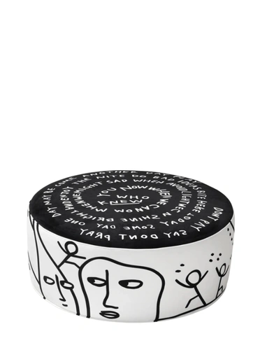 Pouf Eclipse Etching di Qeeboo
