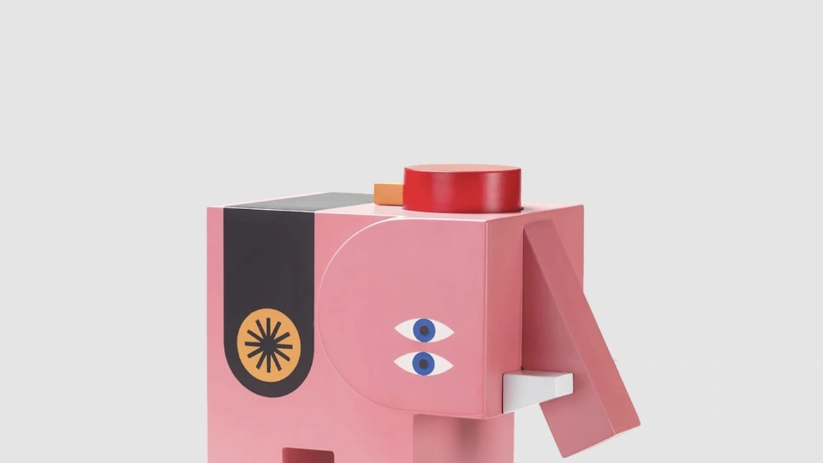 Tavolino in MDF laccato Jumbo di Qeeboo