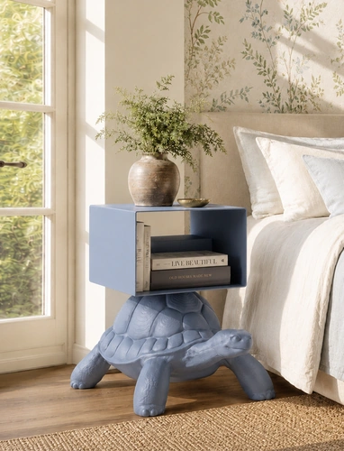 Tavolino di design Turtle Carry di Qeeboo