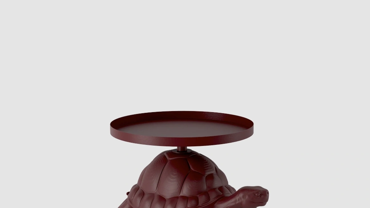 Tavolino di design Turtle Carry di Qeeboo