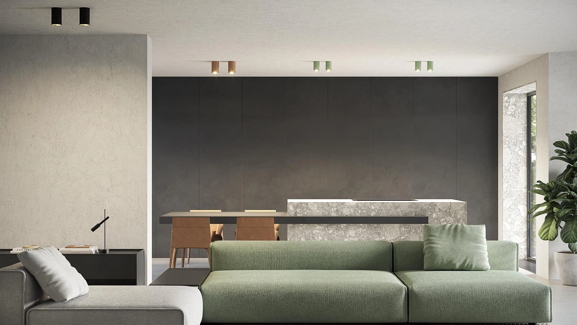 Lampada a soffitto 432 Ways di Panzeri