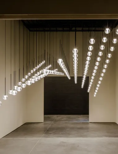 Lampada a sospensione Algorithm grid di Vibia