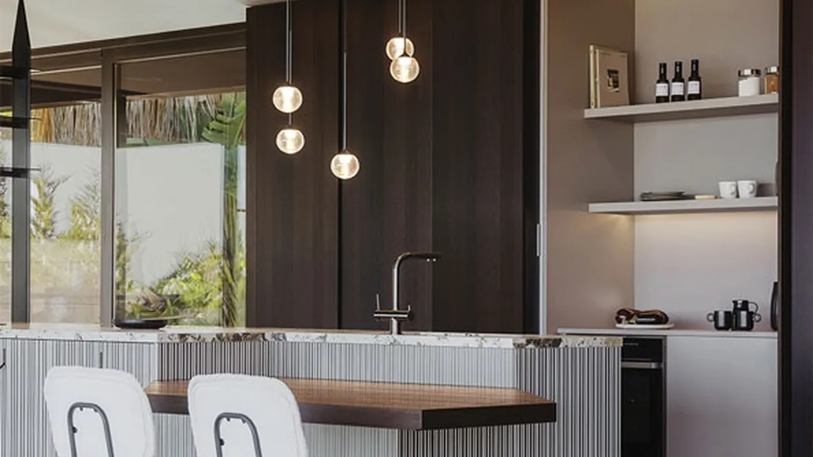 Lampada a sospensione Algorithm grid di Vibia