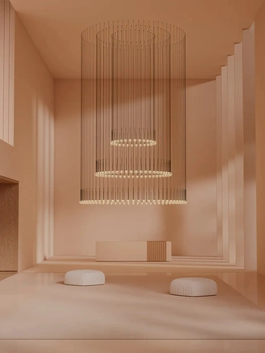 Lampada a sospensione Algorithm free di Vibia