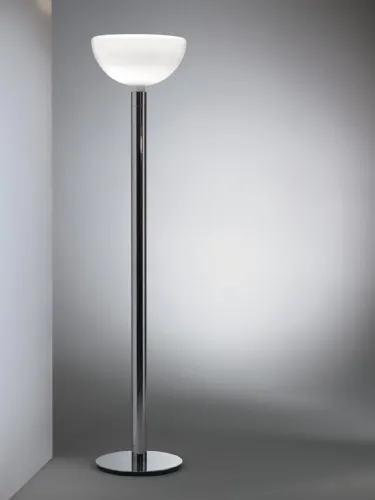 Lampada da terra AM2C in metallo e vetro di Nemo