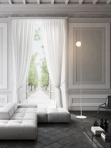 Lampada da terra in fibra di vetro Atmosphere di Karman