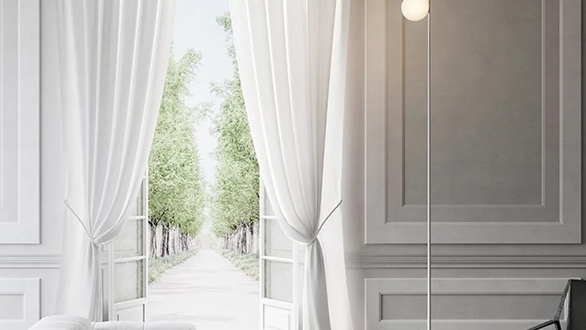 Lampada da terra in fibra di vetro Atmosphere di Karman