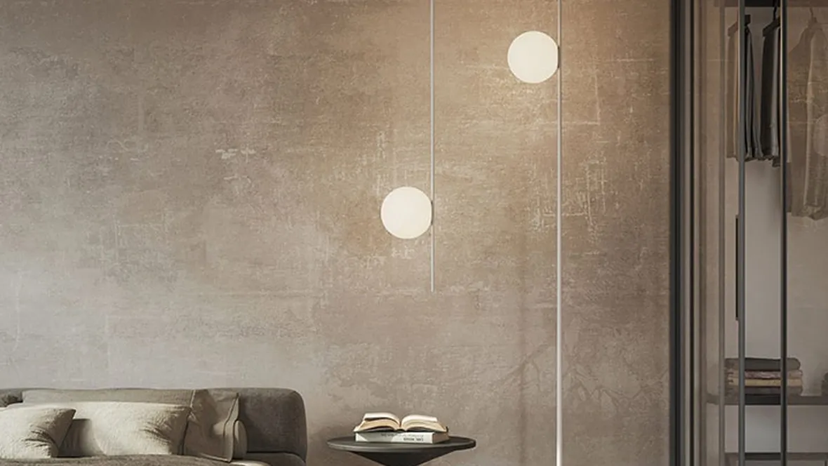 Lampada da terra in fibra di vetro Atmosphere di Karman