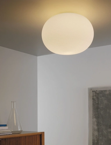 Lampada a soffitto Bianca di Fontana Arte