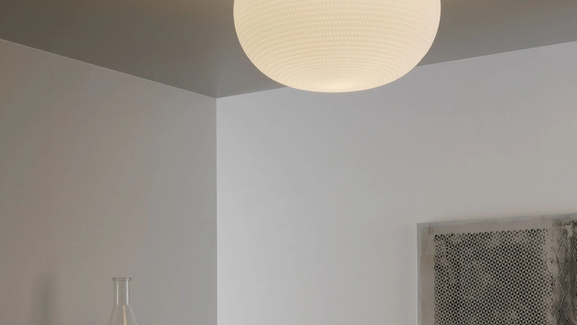 Lampada a soffitto Bianca di Fontana Arte