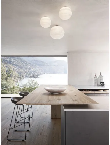 Lampada a soffitto Braille di Karman
