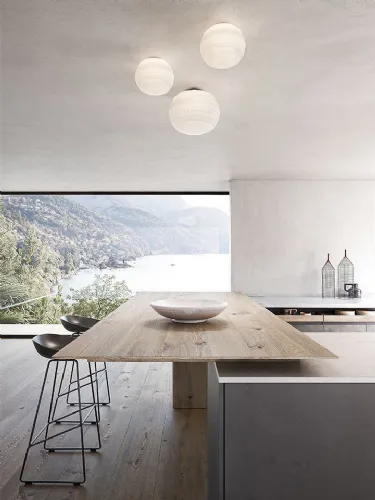 Lampada a soffitto Braille di Karman