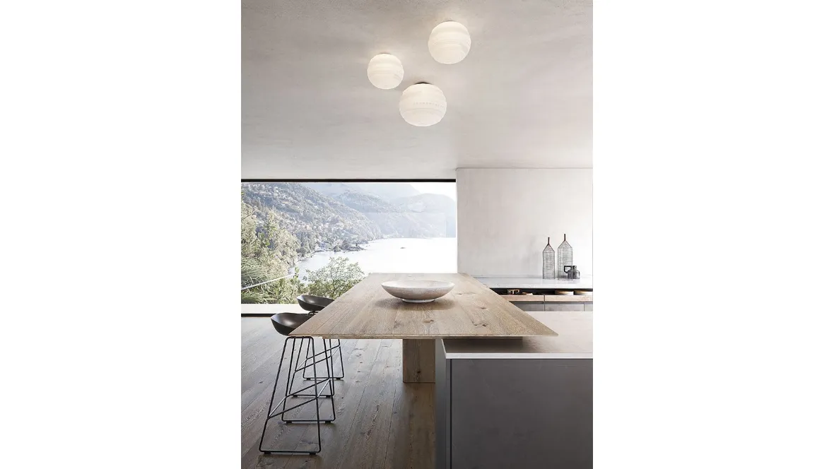 Lampada a soffitto Braille di Karman