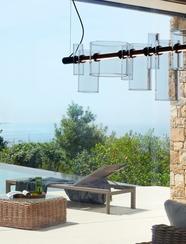 Lampada a sospensione Dancing Glass di Oluce