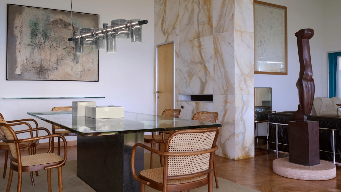 Lampada a sospensione Dancing Glass di Oluce