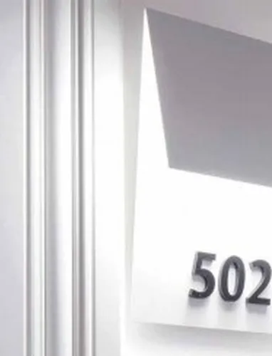 Lampada da parete in metallo sottile Folder di Davide Groppi