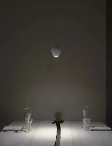 Lampada a sospensione in metallo di Davide Groppi