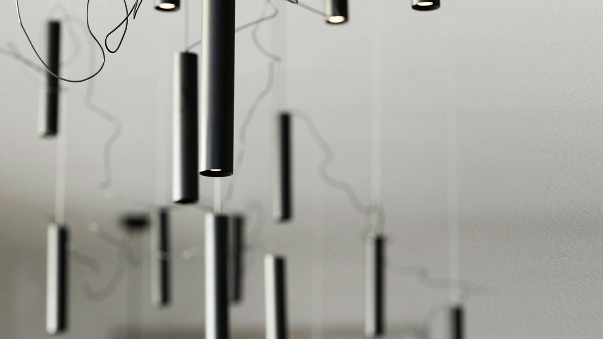 Lampada a sospensione Simbiosi di Davide Groppi