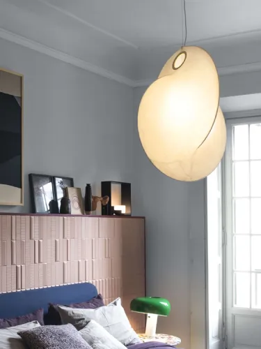 Lampada in resina Overlap Suspension di Flos
