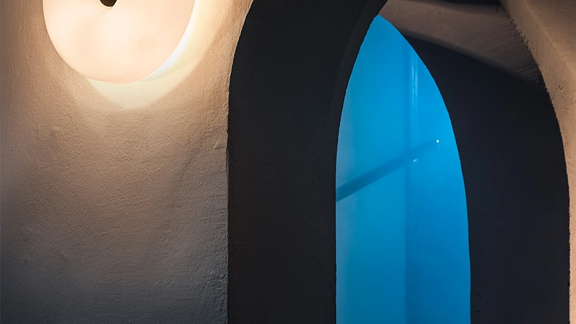 Lampada da parete in vetro soffiato Circus di Foscarini