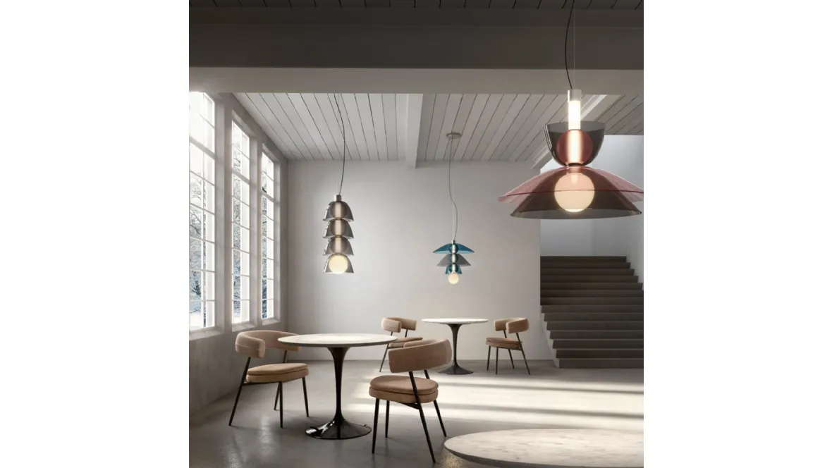 Lampada a sospensione Gems di Pentalight