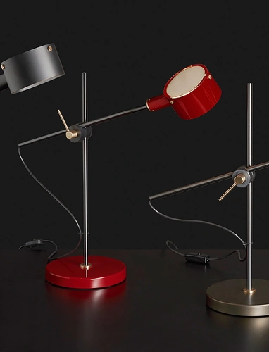 Lampada da tavolo GO di Oluce