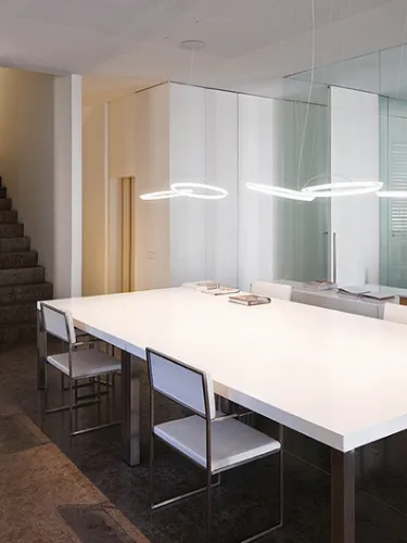 Lampada a sospensione Halo Circular di Vibia