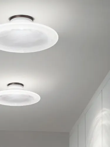 Lampada a soffitto in vetro Incanto di Vistosi