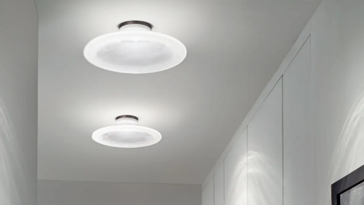 Lampada a soffitto in vetro Incanto di Vistosi