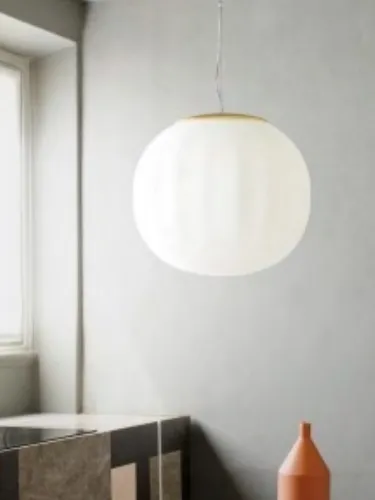 Lampada a sospensione in vetro soffiato Lita di Luceplan