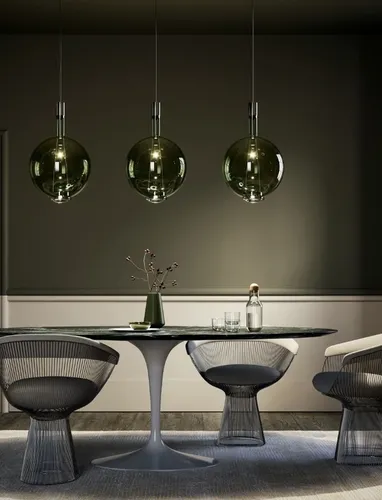 Lampada a sospensione in vetro Sky-Fall di Lodes