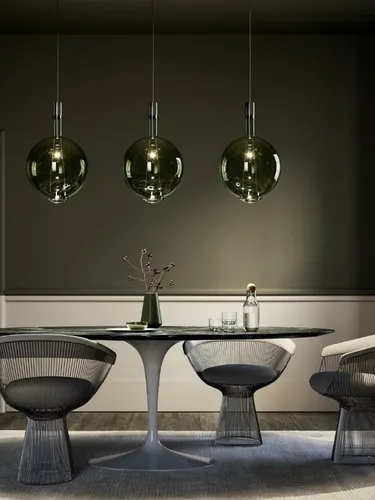 Lampada a sospensione in vetro Sky-Fall di Lodes