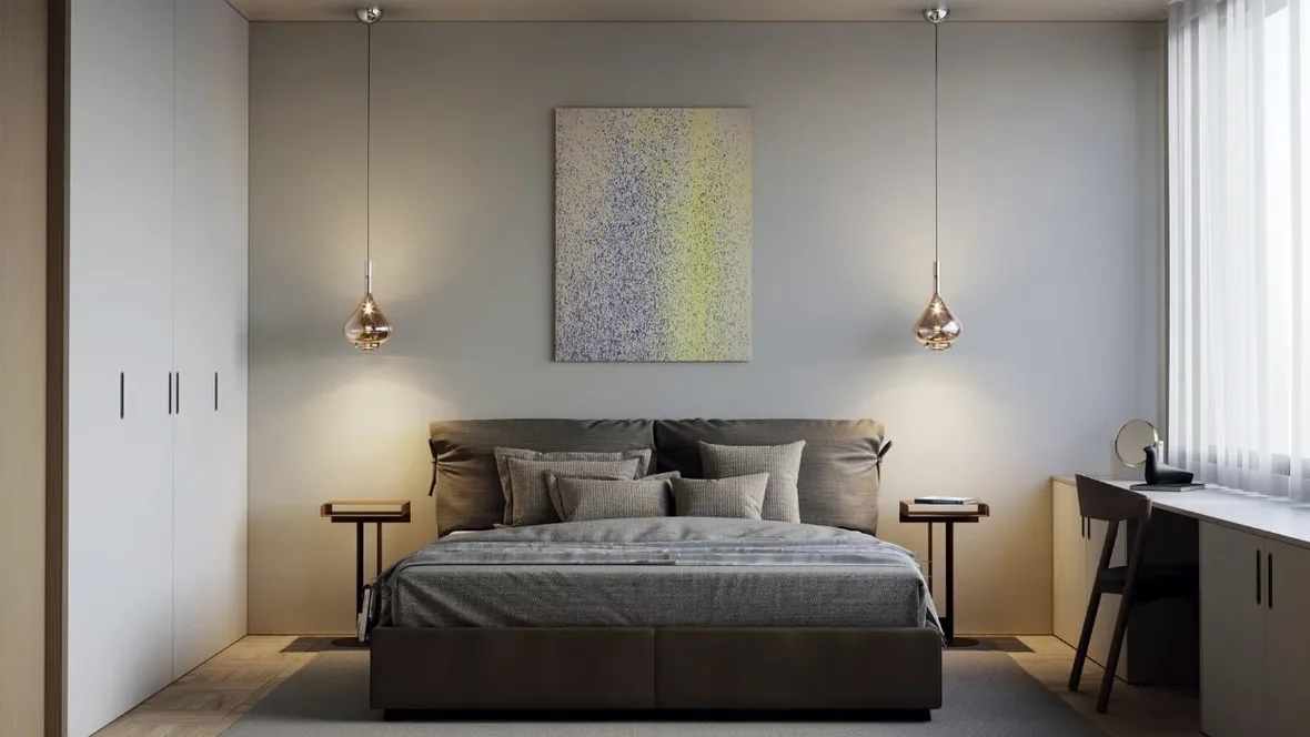 Lampada a sospensione in vetro Sky-Fall di Lodes