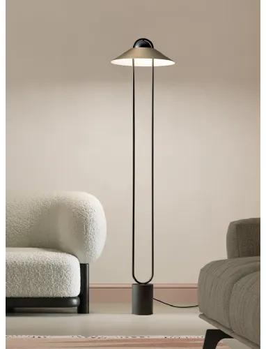 Lampada da terra Luppiter di Masiero