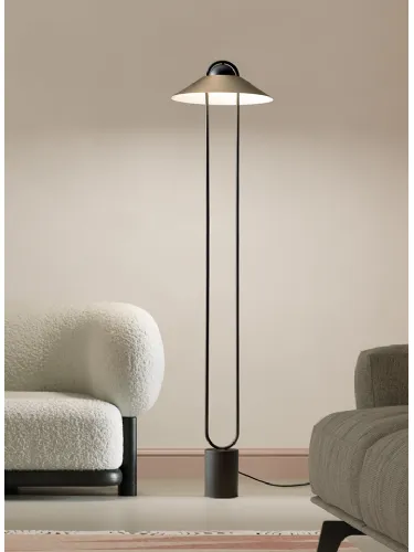 Lampada da terra Luppiter di Masiero