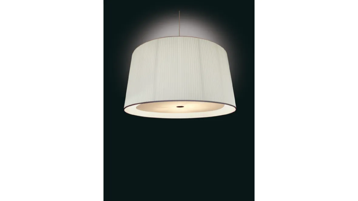 Lampada a sospensione Luxury in tessuto plissettato di Pentalight