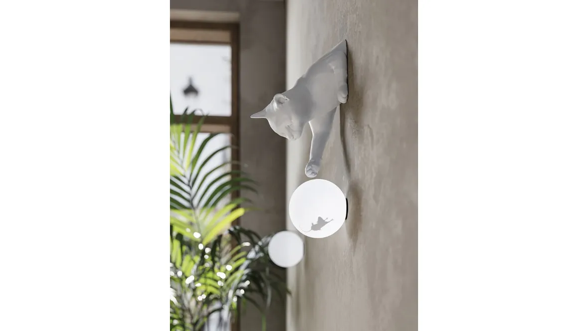 Lampada da parete in ceramica Maoo di Karman