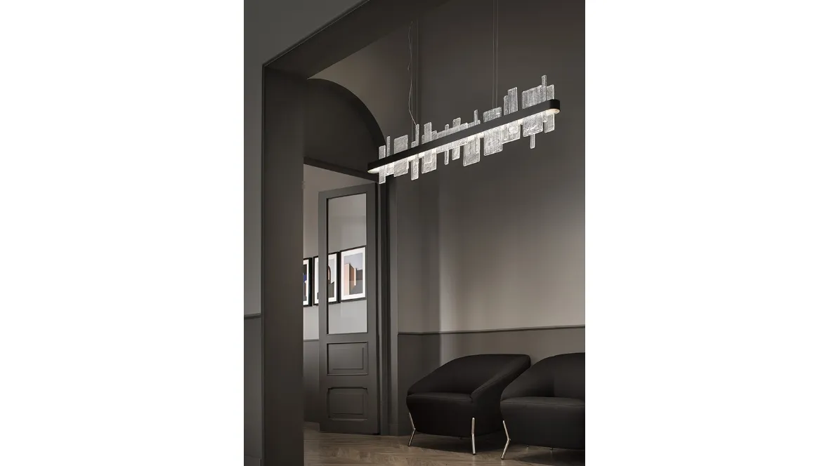 Lampada a sospensione Ribbon di Masiero