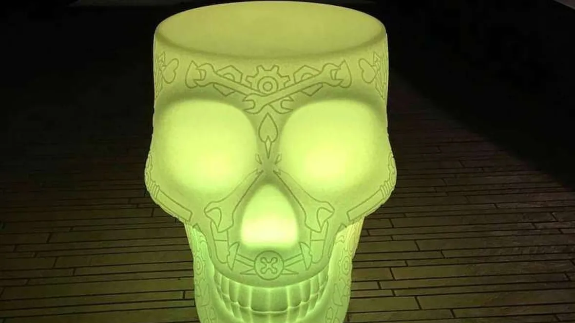 Lampada da terra Mexico Stool di Qeeboo