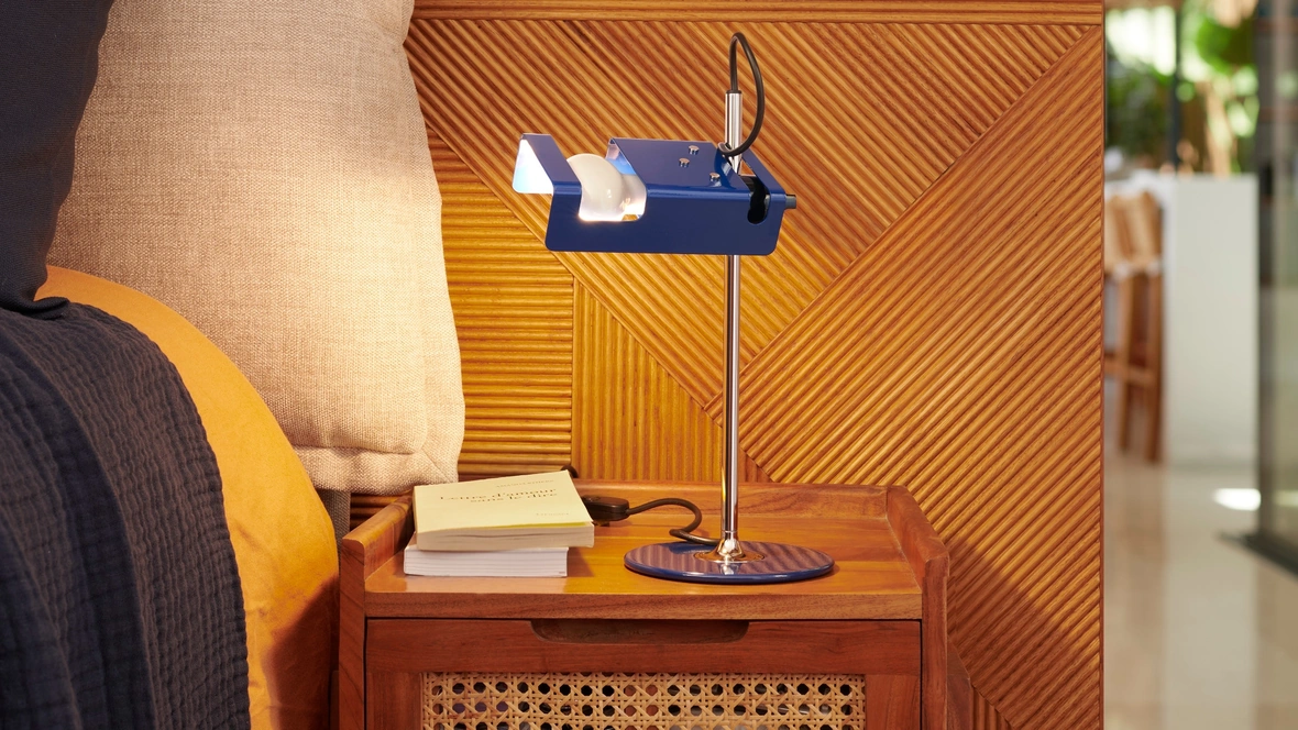 Lampada da tavolo Mini Spider di Oluce