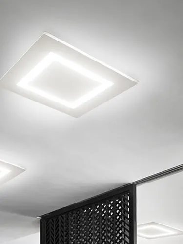 Lampada a soffitto Flat di Panzeri