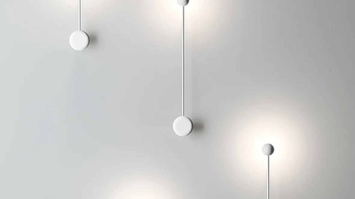Lampada da parete Pin di Vibia