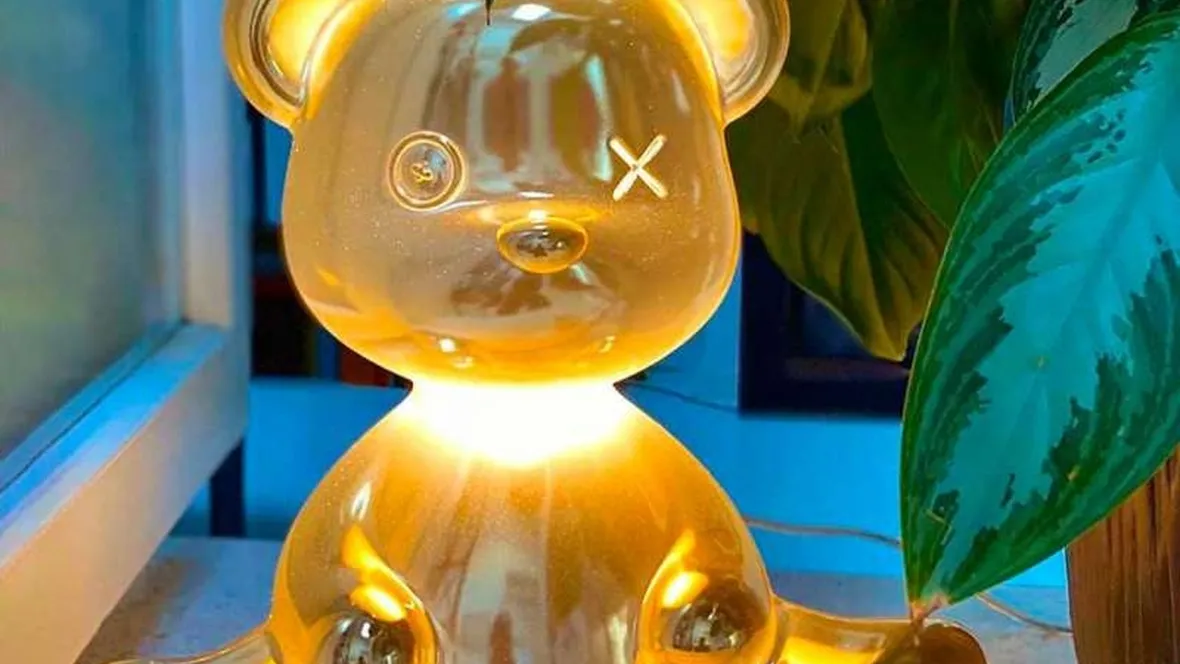 Lampada da tavolo Teddy Boy Metal di Qeeboo