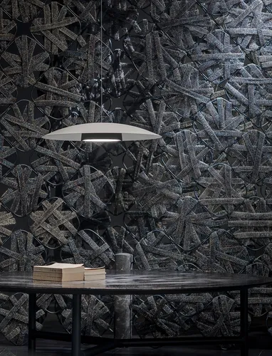 Lampada a sospensione per interni in metallo QuiQuoQua di Davide Groppi