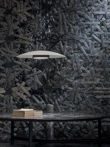 Lampada a sospensione per interni in metallo QuiQuoQua di Davide Groppi