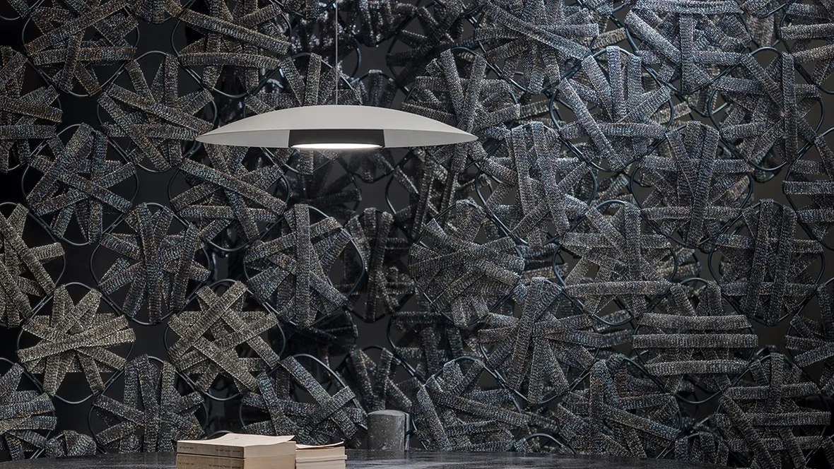 Lampada a sospensione per interni in metallo QuiQuoQua di Davide Groppi