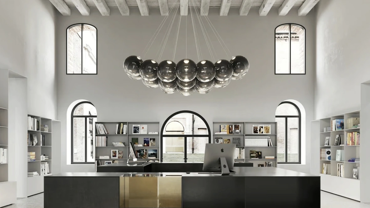 Lampada a sospensione Random Cloud di Lodes