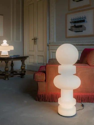 Lampada da tavolo Re e Regina di Fontana Arte
