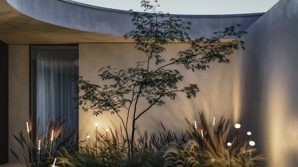 Lampada outdoor Reed di Lodes