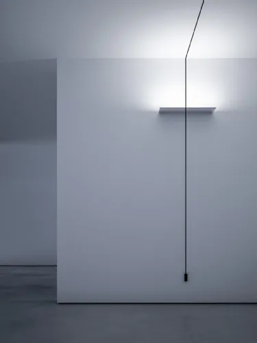 Lampada da parete in metallo e specchio Reflex di Davide Groppi